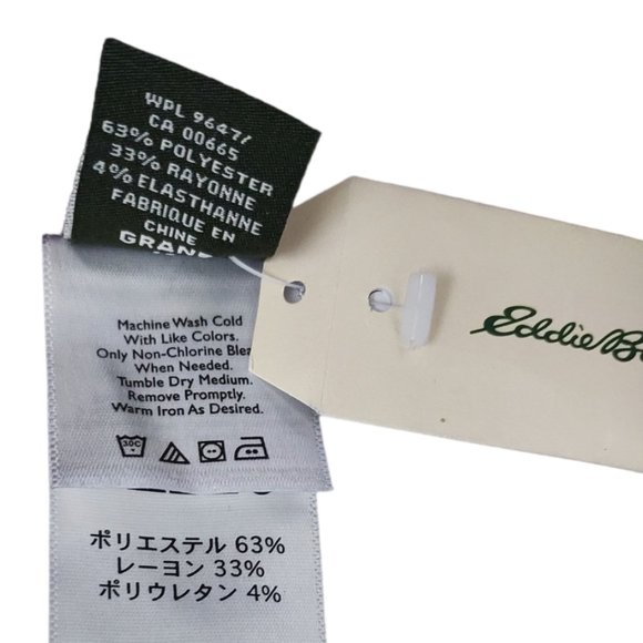 NWT Women's "Eddie Bauer" Black 2 pc Suit/Shaw Fit trousers & Jacket Sz 16 Tall - Picture 16 of 16